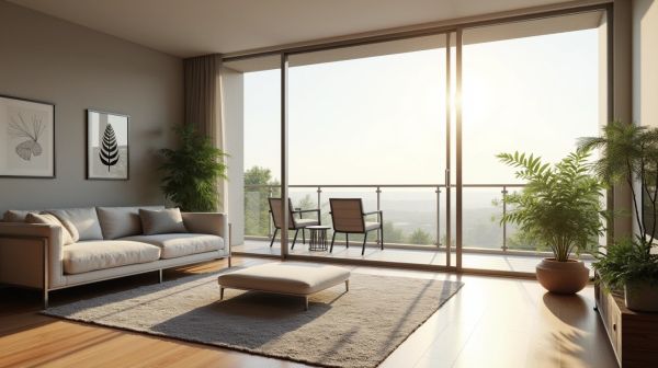 Elevate your space with a stylish glass juliet balcony